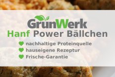 Neues GrünWerk-Produkt heute in der Mensa Langemarckplatz